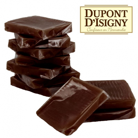Caramels Palets tendres chocolat 13g Dupont d'Isigny - 2.5kg