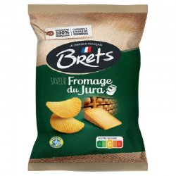 Chips Brets au Fromage du Jura 125g - 10 paquets