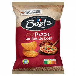 Chips Brets Pizza au feu de bois 125g - 10 paquets