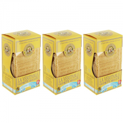 Gaufrettes amusantes Eugène Blond Vanille 175g - le lot de 3