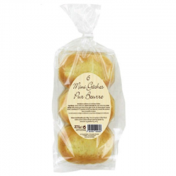 Mini gache (x6) pur beurre 270g - carton de 8