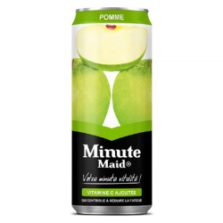 Minute Maid Pomme 33cl - 24 canettes