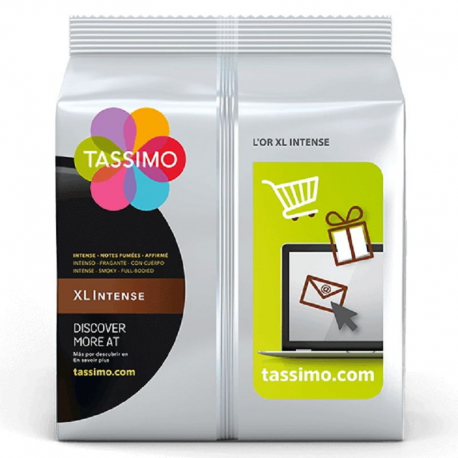 Tassimo LOR XL Intense 136g (16 dosettes) - les 5 paquets
