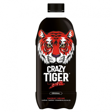 Crazytiger Energy Drink Regular 1L - les 6 bouteilles PET