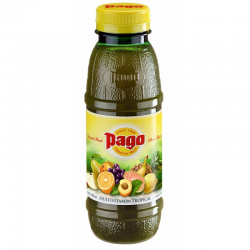Pago cocktail tropical multivitaminé Pet 33cl - 12 bouteilles