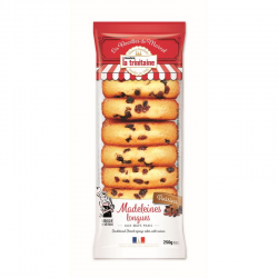 Madeleines longues raisins 250g - 6 paquets