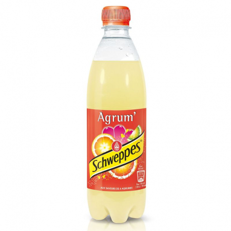 Schweppes agrumes Pet 50cl - 12 bouteilles