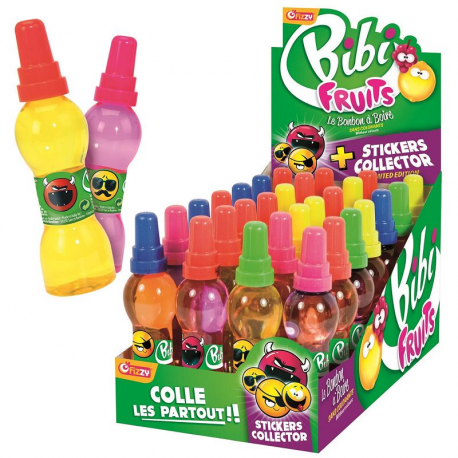 Bibi fruits parfums assortis - carton de 28 bouteilles