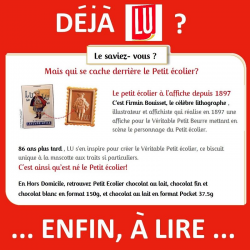 Petit Ecolier chocolat lait LU 150g - 14 paquets