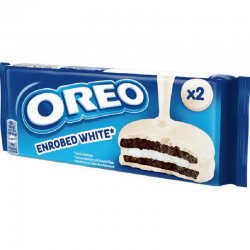 Oréo enrobed White (chocolat blanc) 41g - boîte de 24
