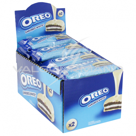 Oréo enrobed White (chocolat blanc) 41g - boîte de 24