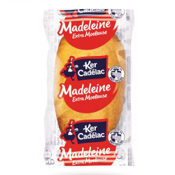 Madeleines moelleuses extra 25g - carton de 150