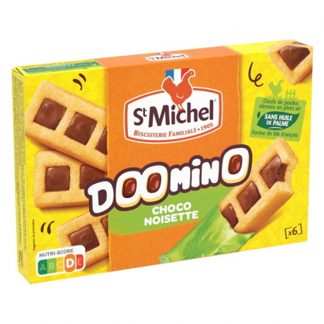 Doomino Chocolat Noisettes 180g St Michel - 9 paquets