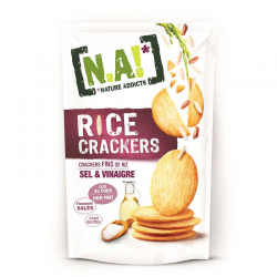 N.A! Rice crakers sel et vinaigre 85g - 12 paquets