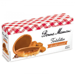 Tartelettes chocolat lait et caramel Bonne Maman 135g - 12 paquets