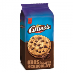 Cookies extra chocolat Granola LU 184g - 10 paquets