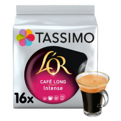 Tassimo l'Or Café Long Intense 128g (16 dosettes) - les 5 paquets