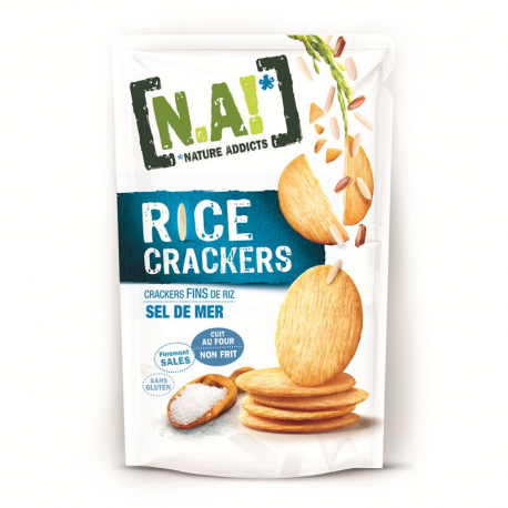 N.A! Rice crakers sel de mer 85g - 12 paquets