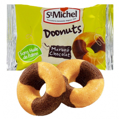 Doonuts marbré chocolat St Michel 180g - 9 paquets