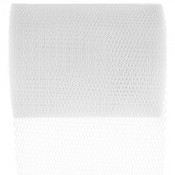 Tulle Déco Largeur 8CM BLANC - pièce