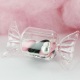 Boîtes forme bonbon en plexiglass - 25 pièces