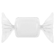 Boîtes forme bonbon en plexiglass - 25 pièces