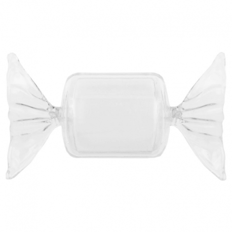 Boîtes forme bonbon en plexiglass - 25 pièces