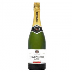 CHAMPAGNE Brut Veuve PELLETIER - 75cl CARTON DE 6