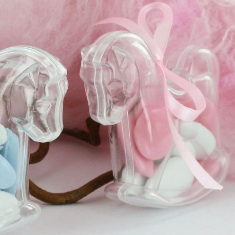 Cheval à bascule en plexiglass - pièce