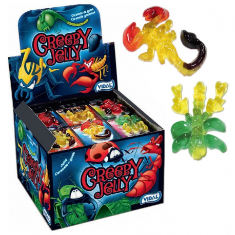 Creepy jelly Bestioles gélifiées - boîte de 66