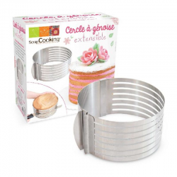 Cercle à génoise Scrapcooking INOX