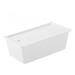 Terrine rectangulaire Culinove grands classiques 1kg Revol BLANC
