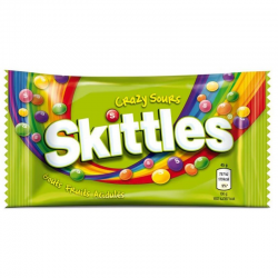 Skittles crazy sours 45g - boîte de 36