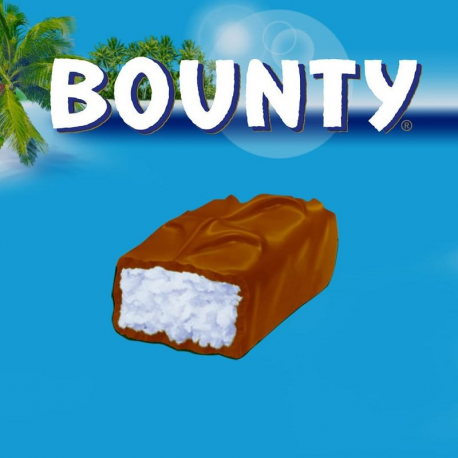 Bounty lait 57g - boîte de 24