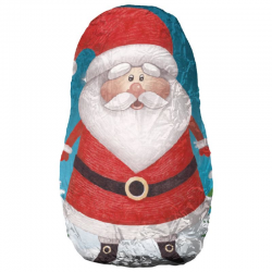 Figurines Pères Noël chocolat au lait - carton de 5kg