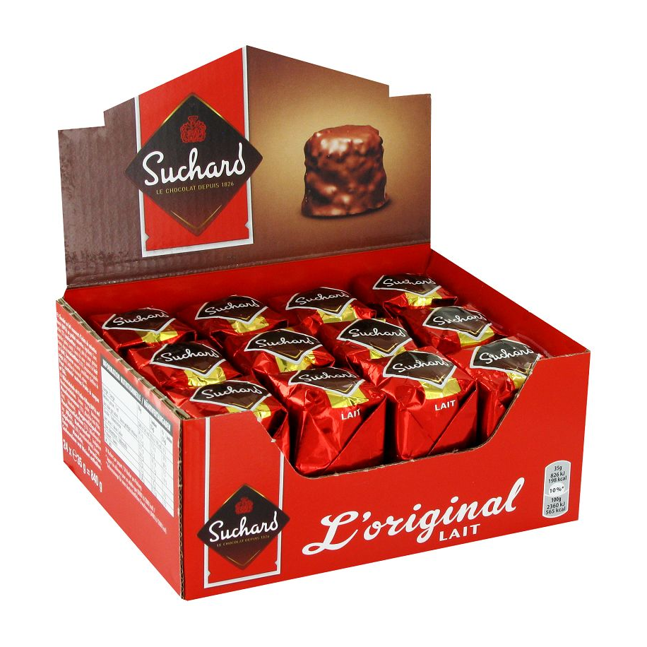 Souchard Rocher Rochers au lait Suchard - boite de 24 Suchard | Valgourmand