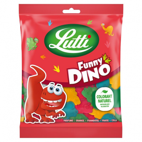 ~Lutti Funny Dino 100g - 16 sachets
