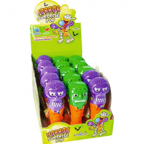 Horror Surprise Pop Funny Candy - présentoir de 15