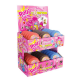 Rolli gum Funny Candy assortis et tattoo - présentoir de 30