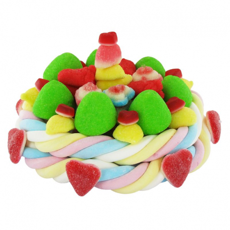 Gâteau de bonbons 500g sur support 22cm - A monter