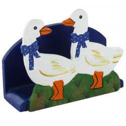 Porte-serviettes décor canard - pièce