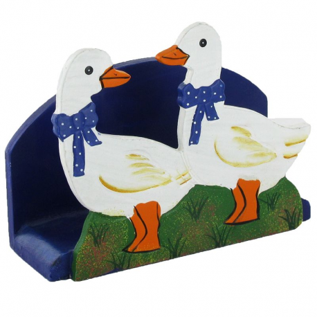 Porte-serviettes décor canard - pièce