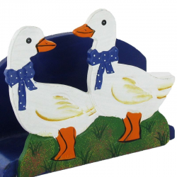 Porte-serviettes décor canard - pièce