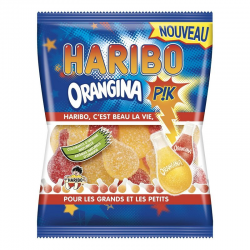 Bouteilles Orangina Pik 40g HARIBO - 30 sachets