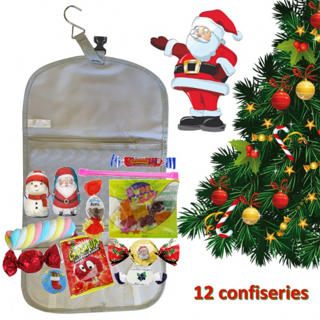 Trousse de toilette garnie 12 friandises Noël ** SUPER PROMO