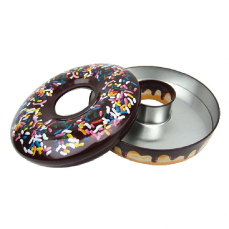 Boîte métal Donut - 18x5cm