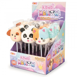 Sucettes Mallow Pop guimauve Kawaï - 18 sucettes