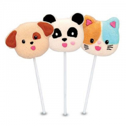 Sucettes Mallow Pop guimauve Kawaï - 18 sucettes