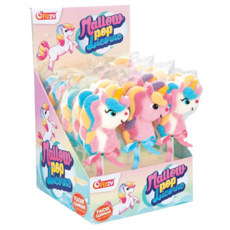 Sucettes Mallow Pop Licorne - boîte de 18