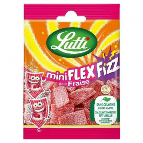 Flex Fizz Fraise 35g Lutti - 30 mini sachets